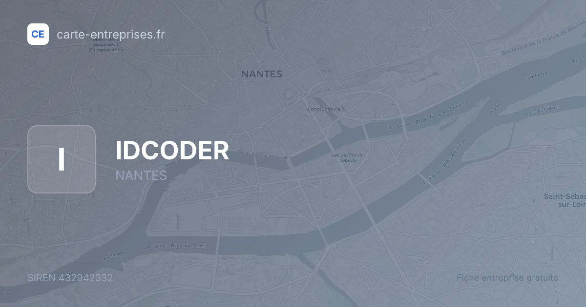 IDCODER — 432942332 — fiche entreprise
