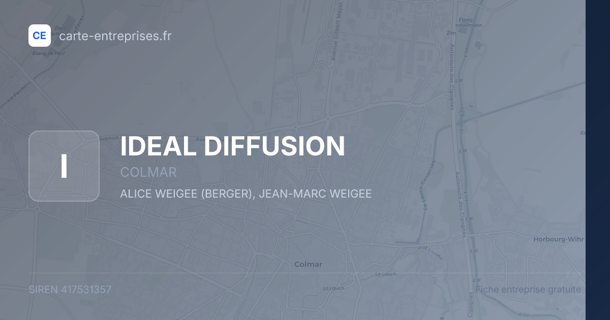 IDEAL DIFFUSION — 417531357 — fiche entreprise