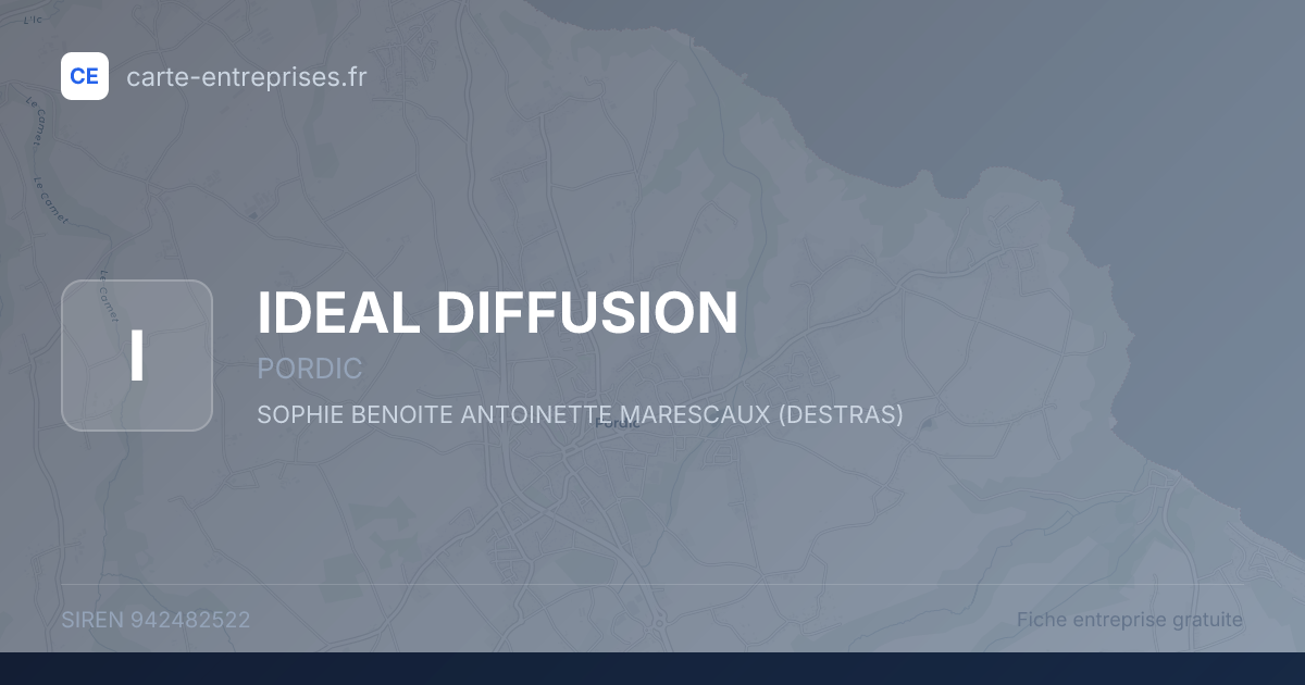 IDEAL DIFFUSION — 942482522 — fiche entreprise