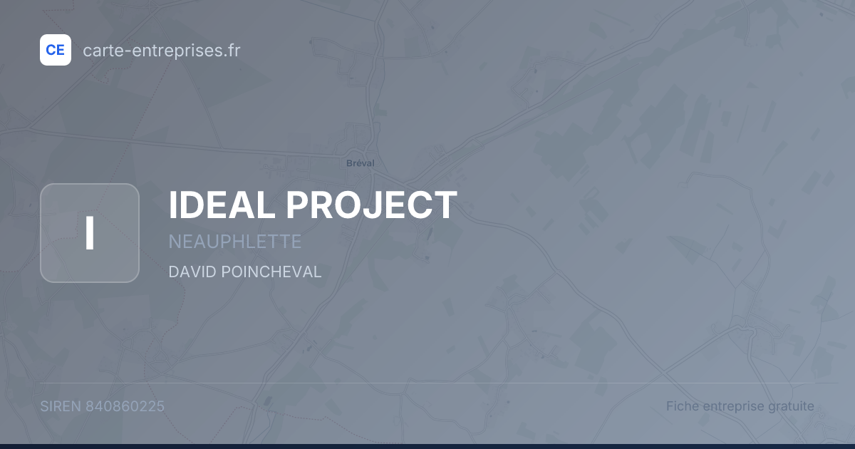 IDEAL PROJECT — 840860225 — fiche entreprise
