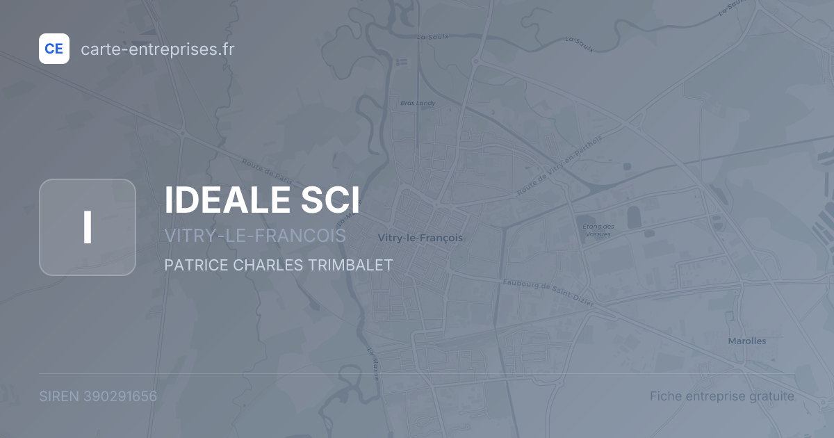 IDEALE SCI — 390291656 — fiche entreprise