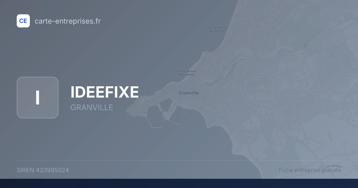 IDEEFIXE — 433995024 — fiche entreprise