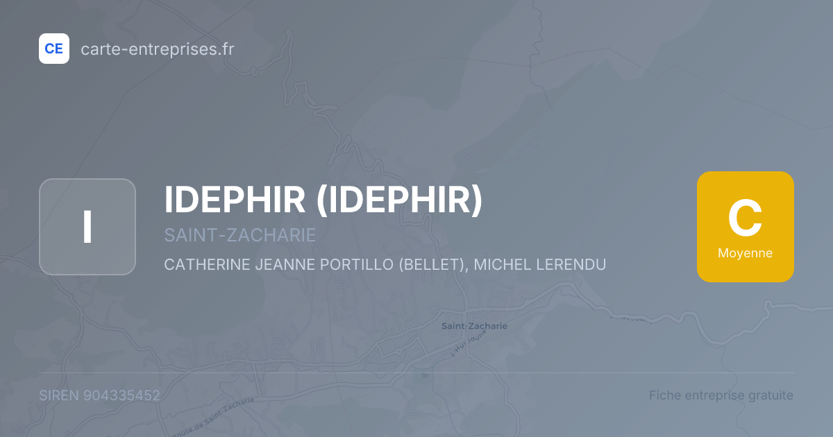 IDEPHIR (IDEPHIR) — 904335452 — fiche entreprise