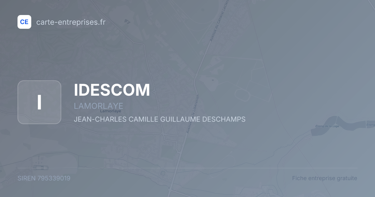 IDESCOM — 795339019 — fiche entreprise