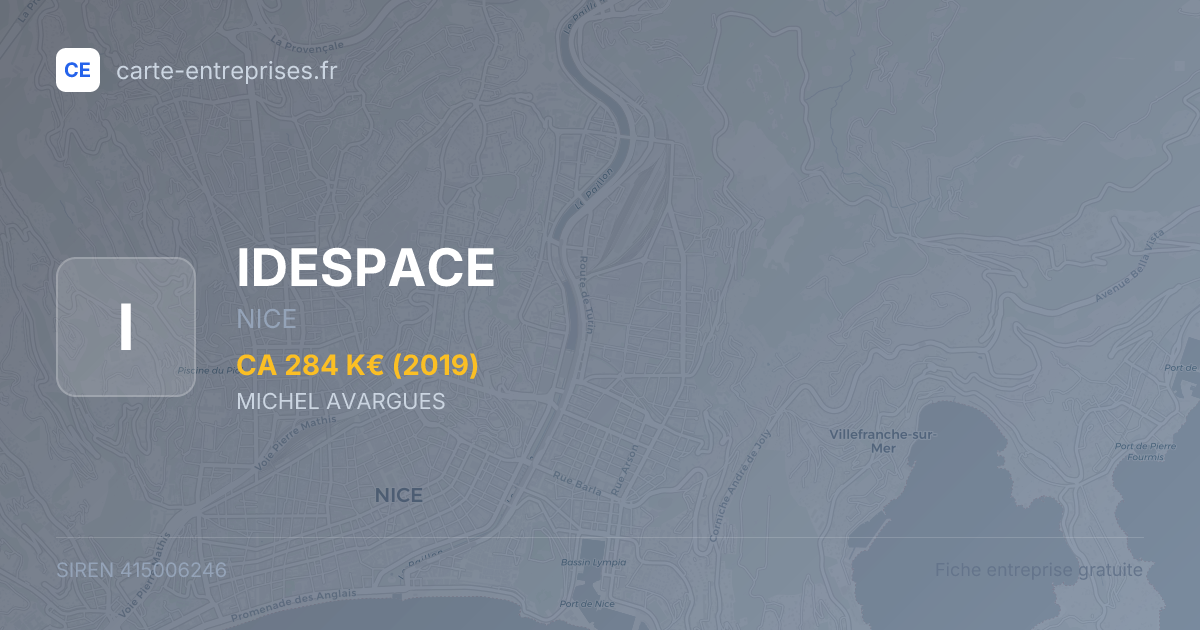IDESPACE — 415006246 — fiche entreprise