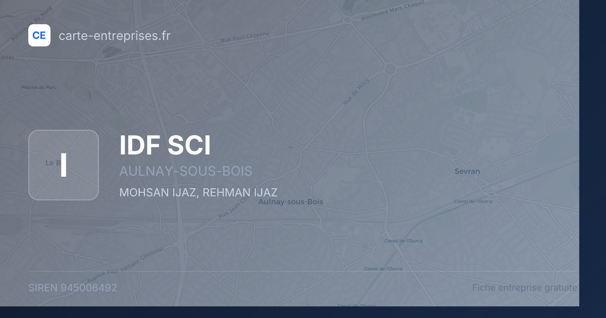 IDF SCI — 945006492 — fiche entreprise