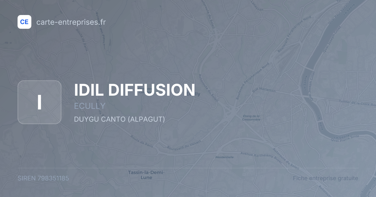 IDIL DIFFUSION — 798351185 — fiche entreprise