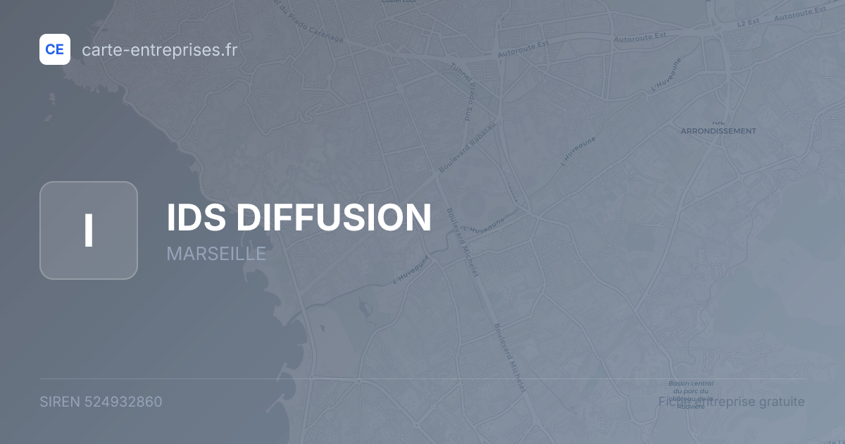 IDS DIFFUSION — 524932860 — fiche entreprise