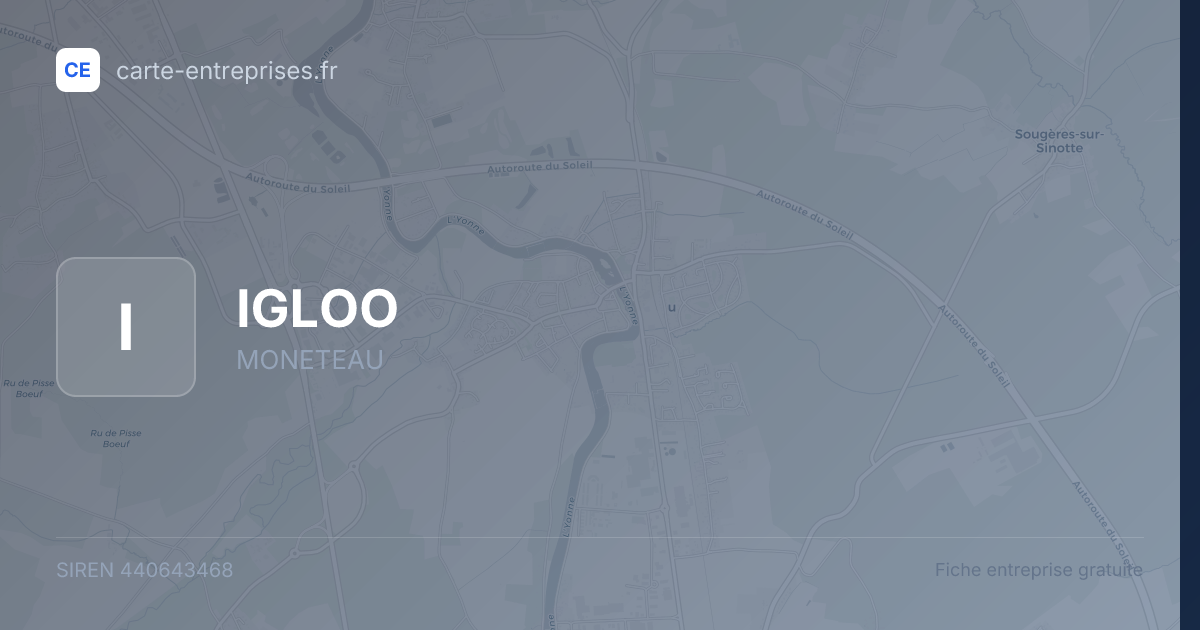 IGLOO — 440643468 — fiche entreprise