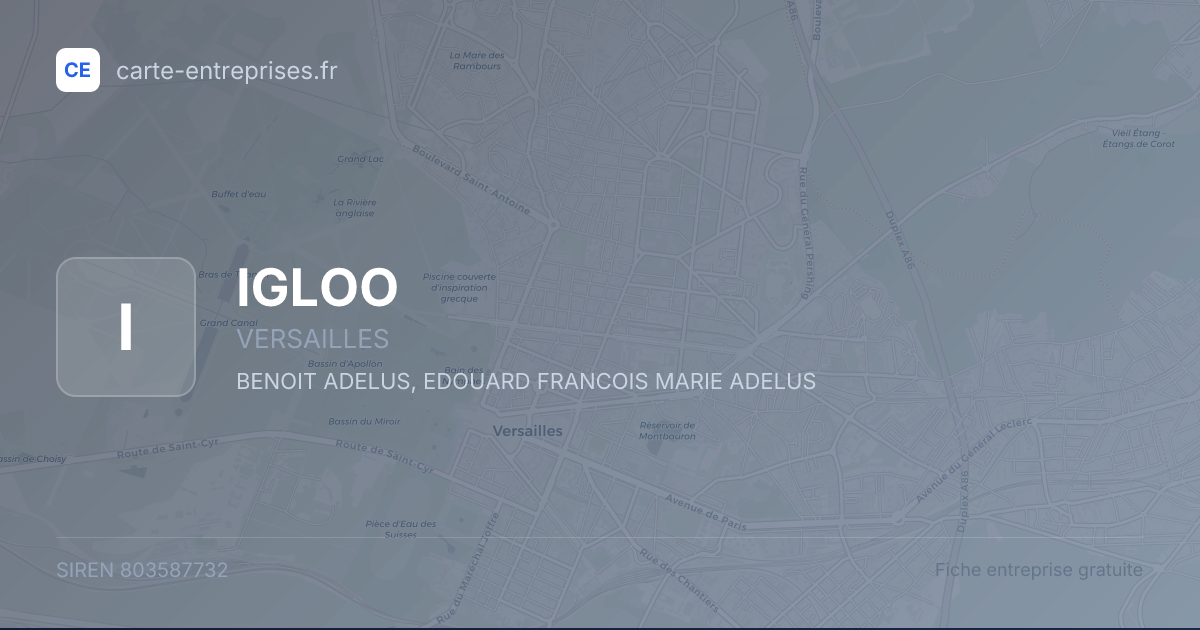 IGLOO — 803587732 — fiche entreprise