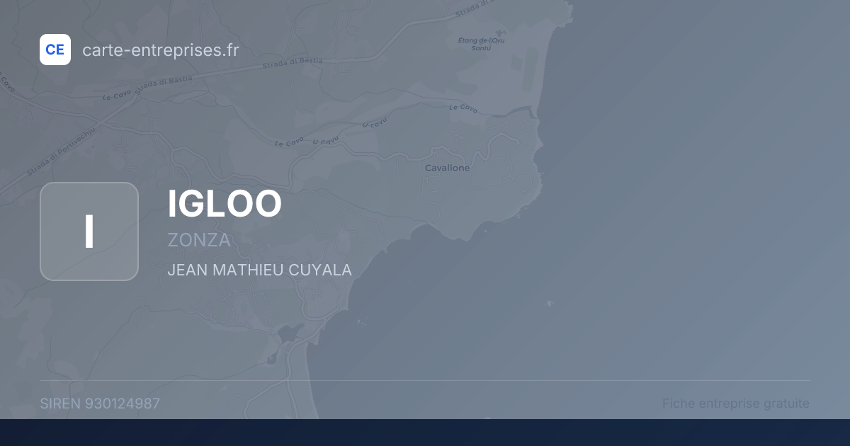 IGLOO — 930124987 — fiche entreprise