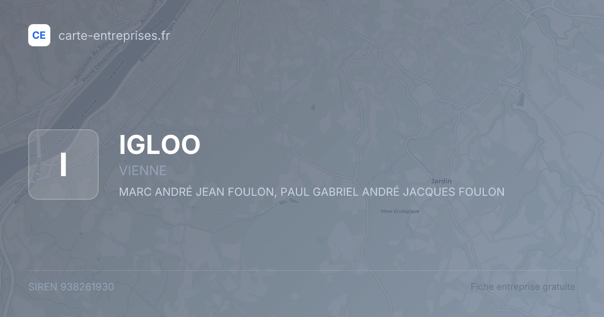 IGLOO — 938261930 — fiche entreprise
