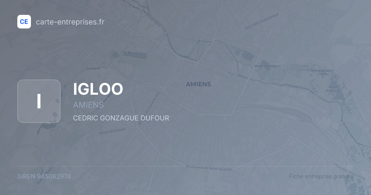 IGLOO — 945062974 — fiche entreprise