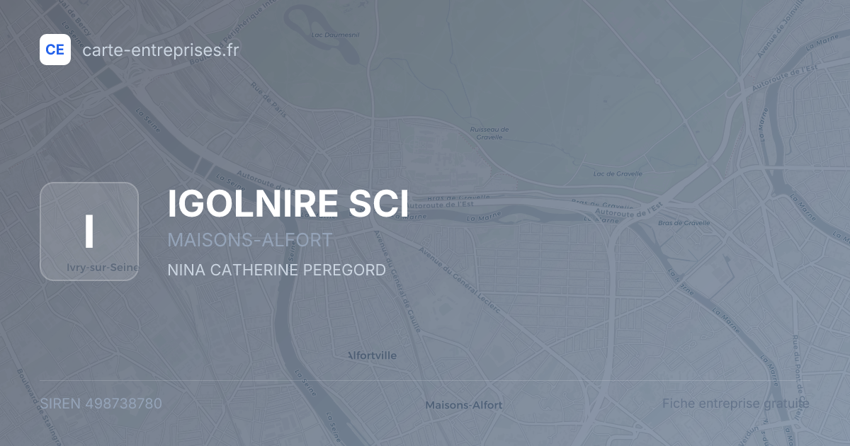 IGOLNIRE SCI — 498738780 — fiche entreprise