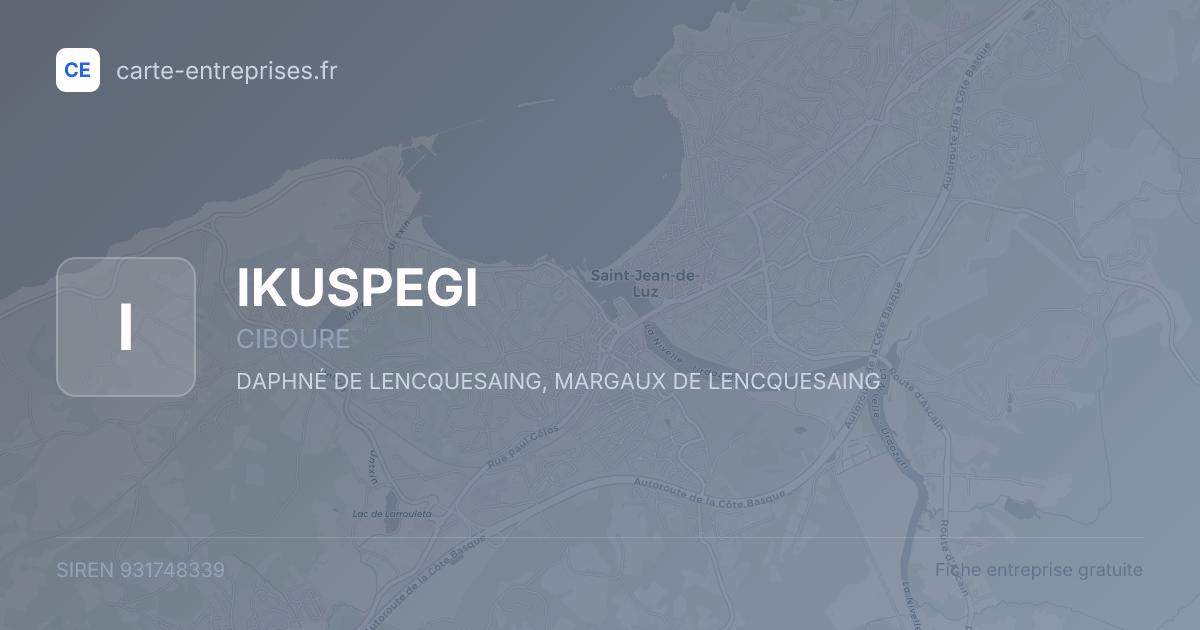 IKUSPEGI — 931748339 — fiche entreprise