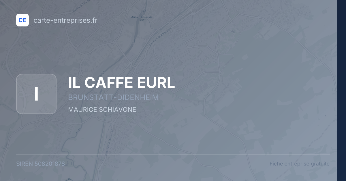 IL CAFFE EURL — 508201878 — fiche entreprise