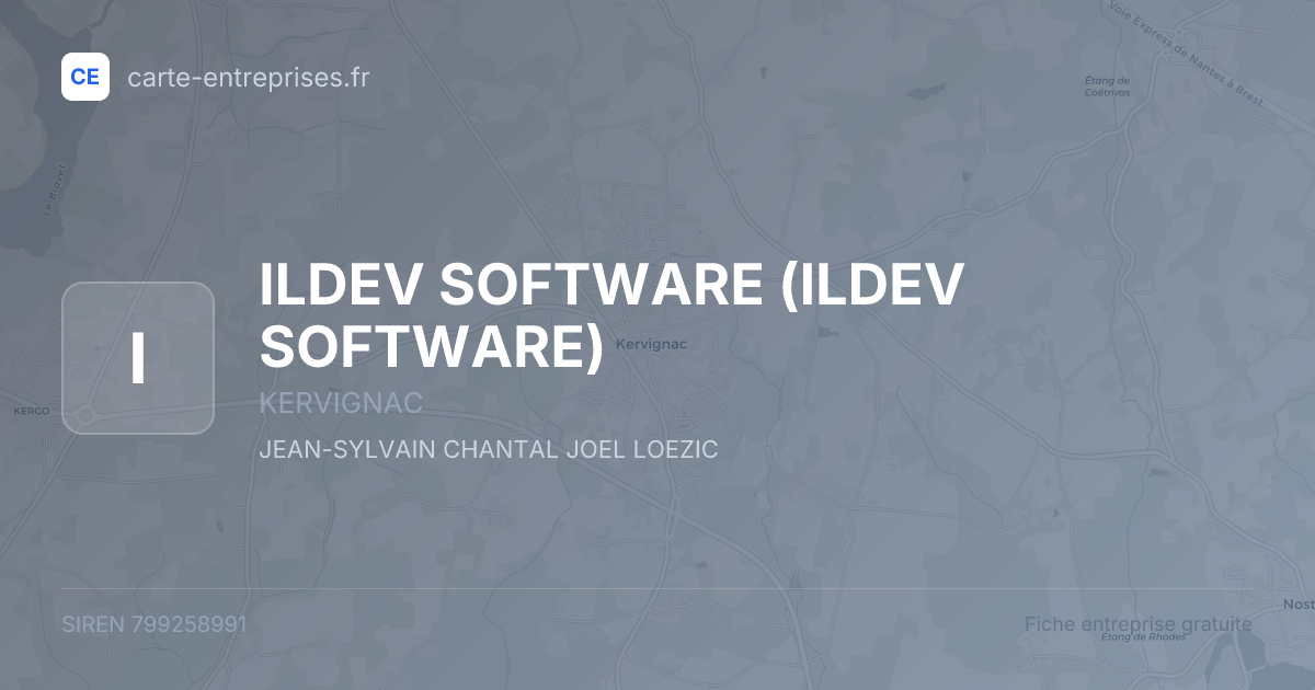 ILDEV SOFTWARE — 799258991 — fiche entreprise