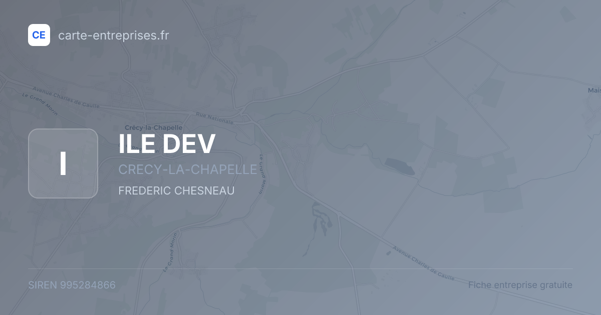 ILE DEV — 995284866 — fiche entreprise