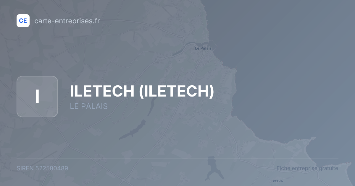 ILETECH — 522580489 — fiche entreprise
