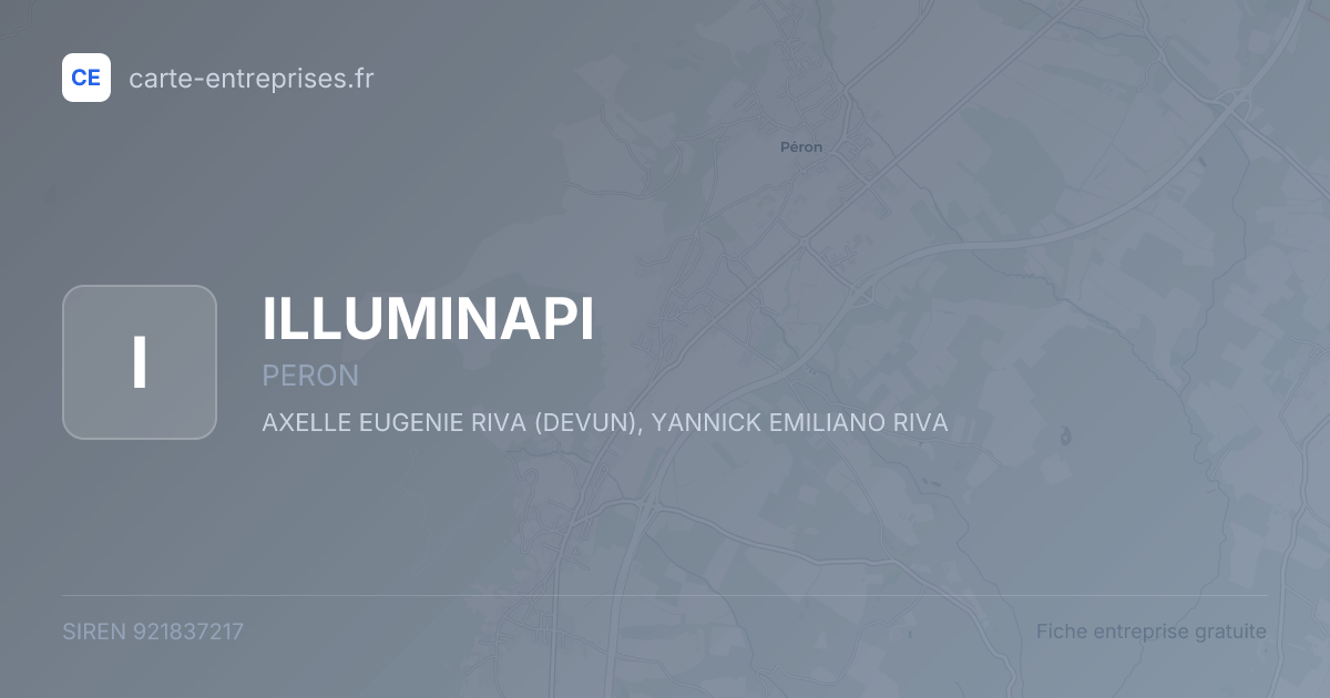 ILLUMINAPI — 921837217 — fiche entreprise