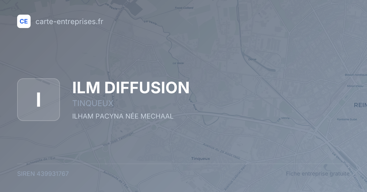 ILM DIFFUSION — 439931767 — fiche entreprise