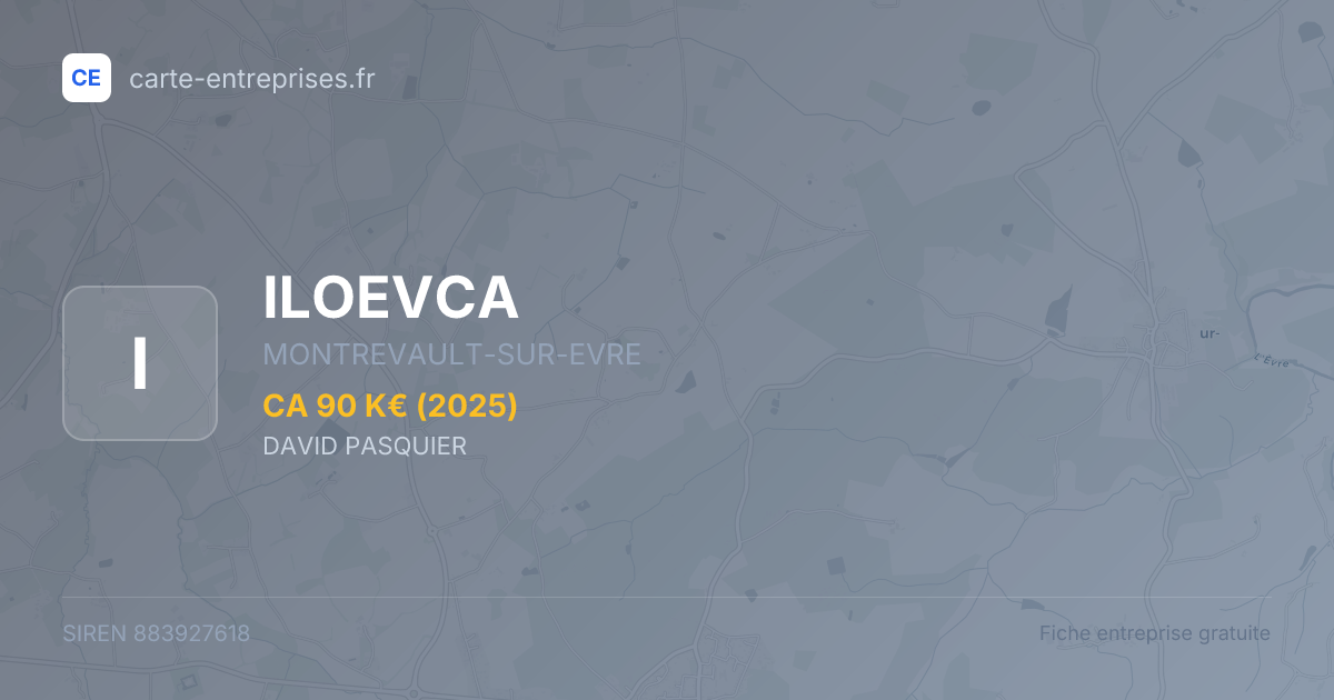 ILOEVCA — 883927618 — fiche entreprise