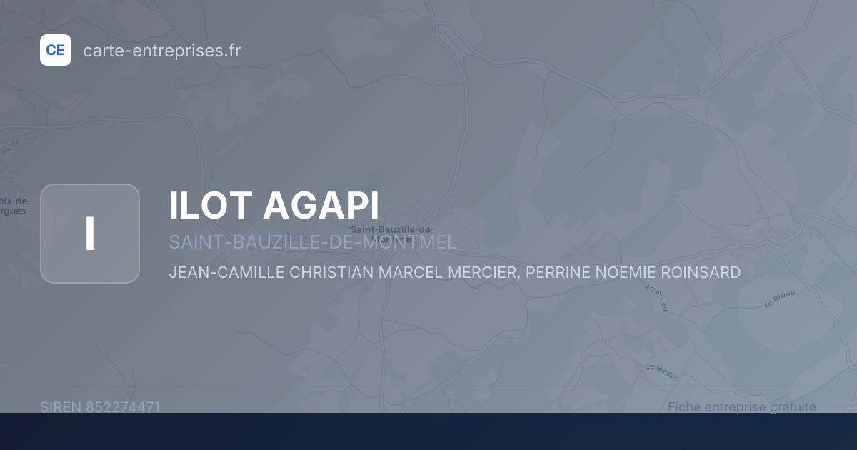 ILOT AGAPI — 852274471 — fiche entreprise