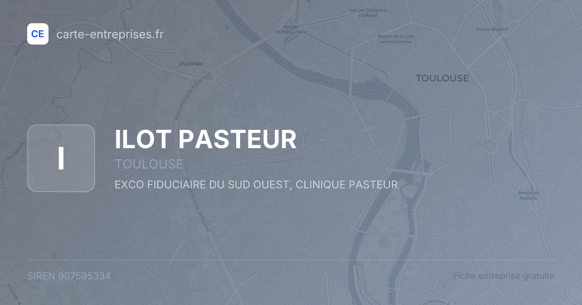 ILOT PASTEUR — 907595334 — fiche entreprise