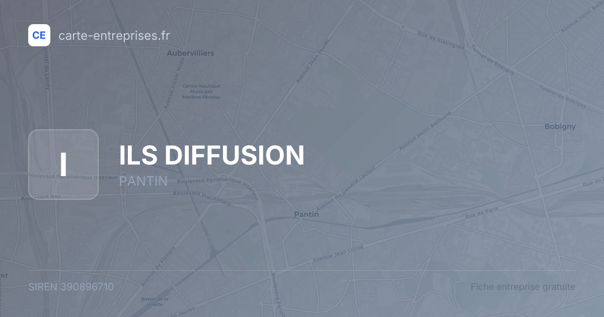 ILS DIFFUSION — 390896710 — fiche entreprise