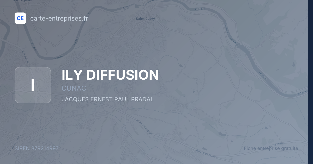 ILY DIFFUSION — 879214997 — fiche entreprise