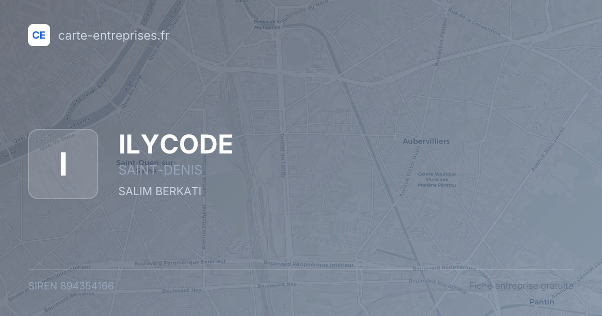 ILYCODE — 894354166 — fiche entreprise