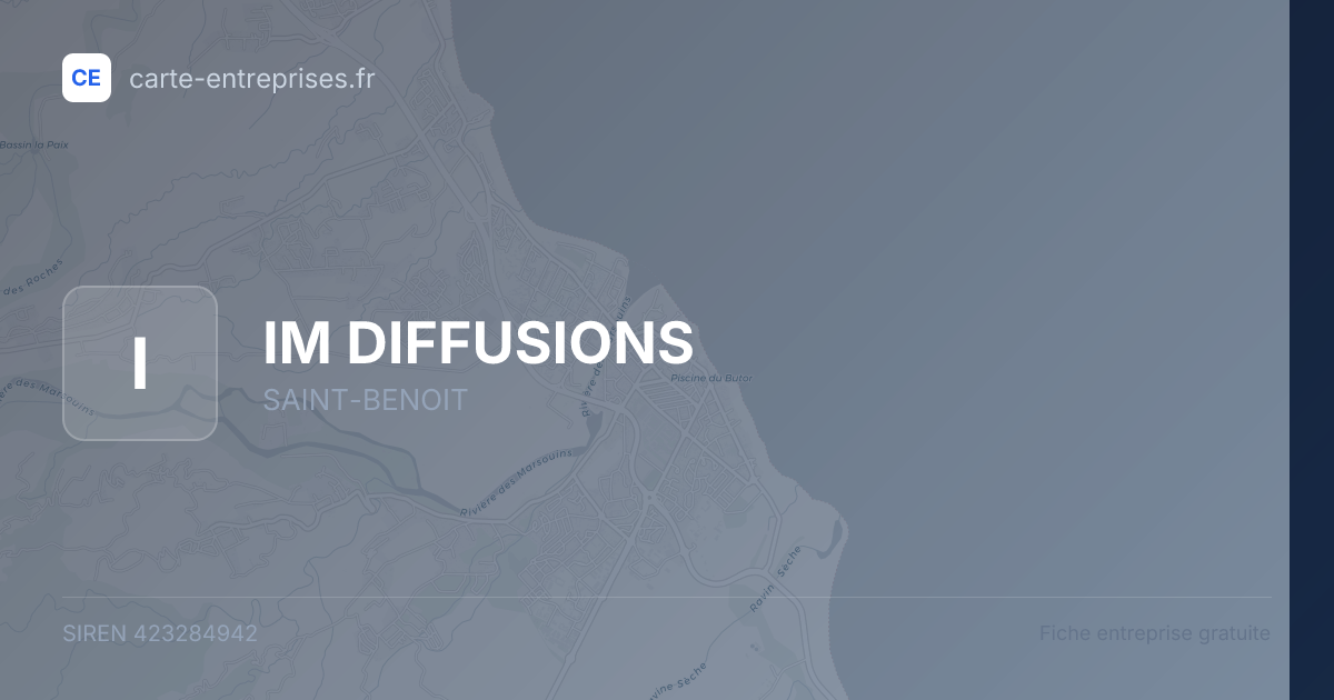 IM DIFFUSIONS — 423284942 — fiche entreprise