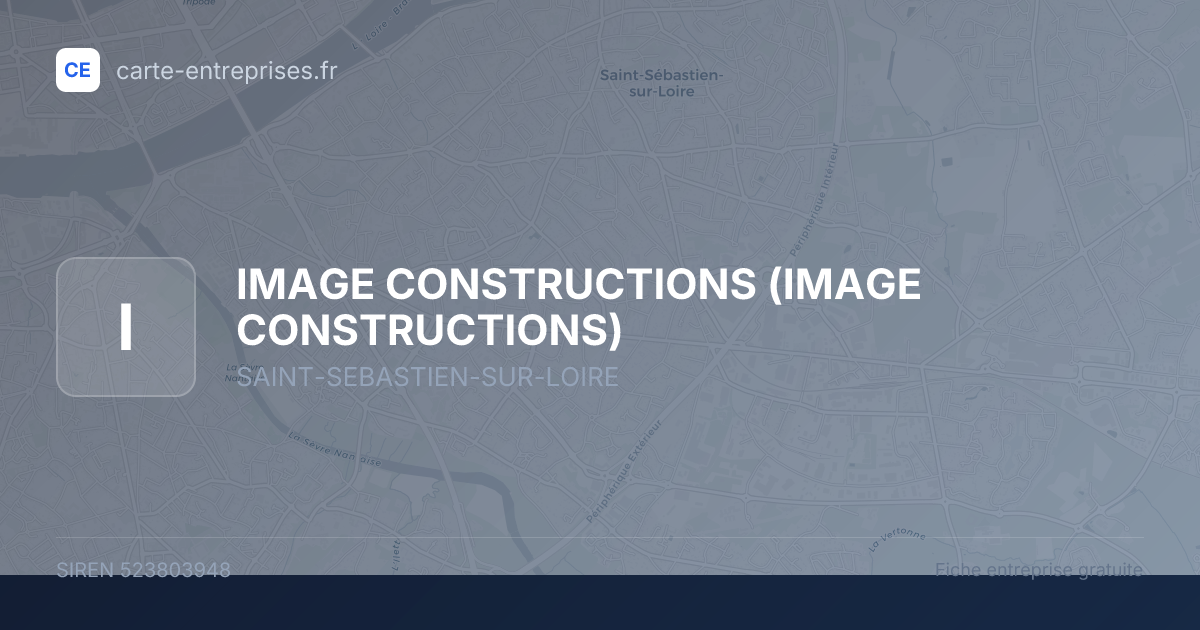 IMAGE CONSTRUCTIONS — 523803948 — fiche entreprise