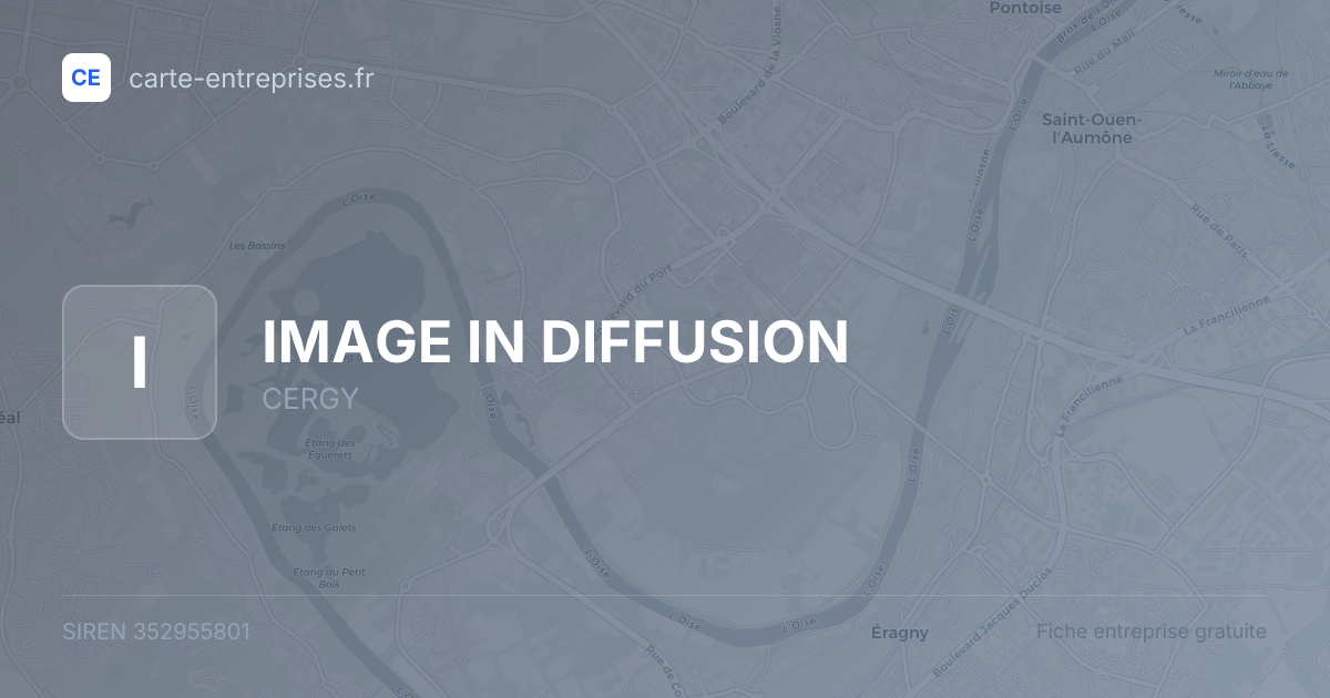 IMAGE IN DIFFUSION — 352955801 — fiche entreprise