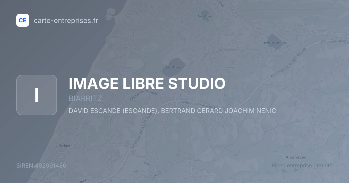 IMAGE LIBRE STUDIO — 482991486 — fiche entreprise