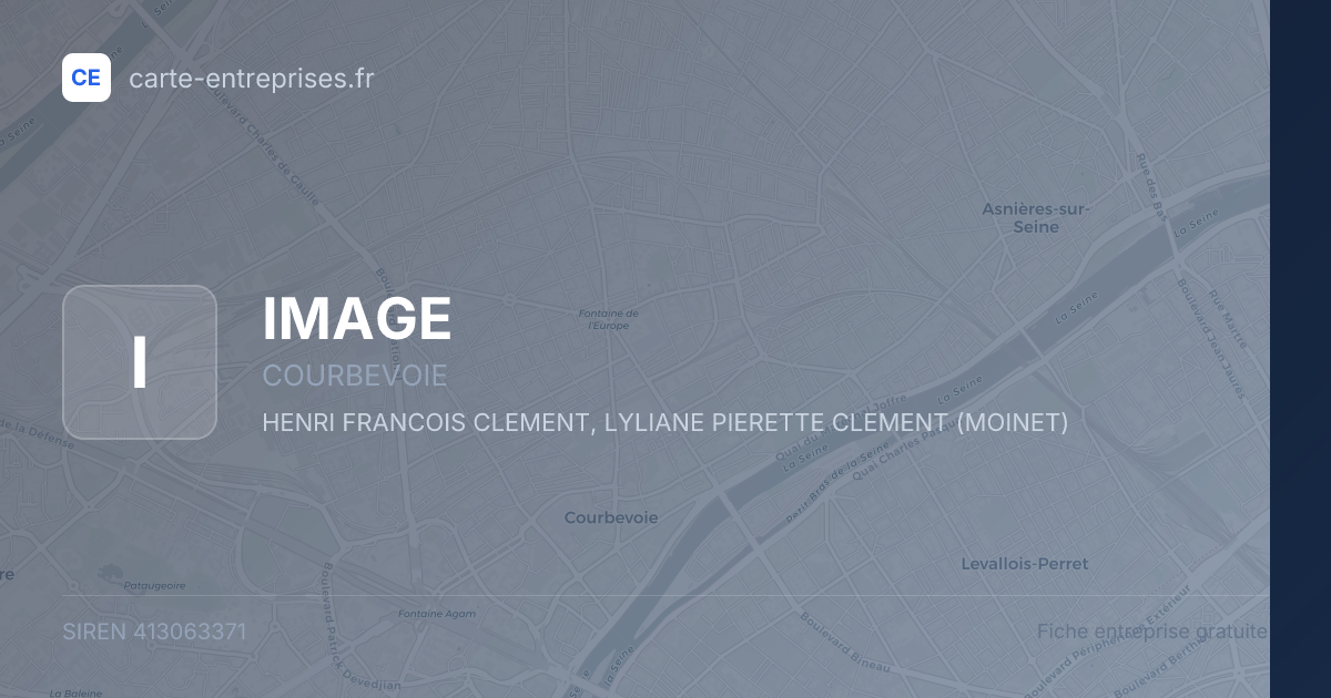 IMAGE — 413063371 — fiche entreprise