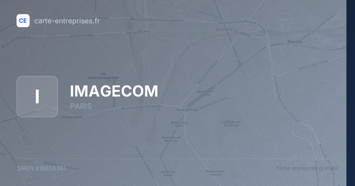 IMAGECOM — 818656381 — fiche entreprise