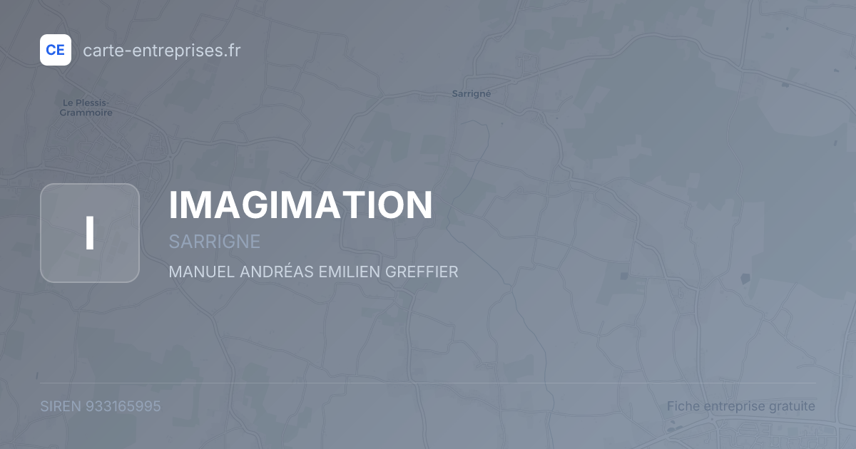 IMAGIMATION — 933165995 — fiche entreprise