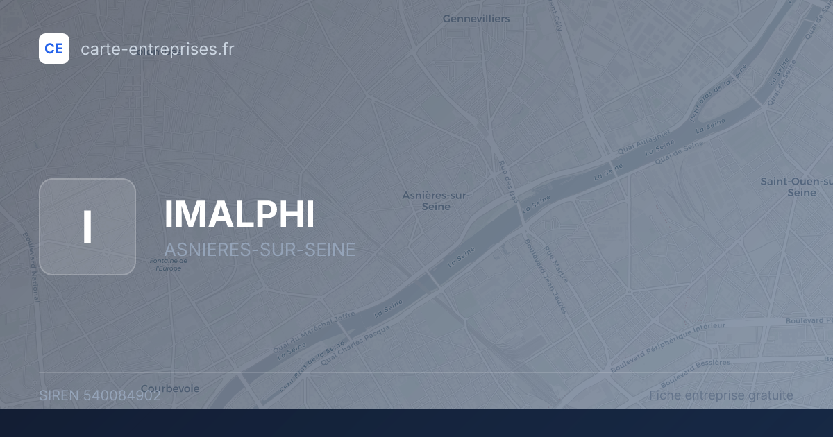 IMALPHI — 540084902 — fiche entreprise