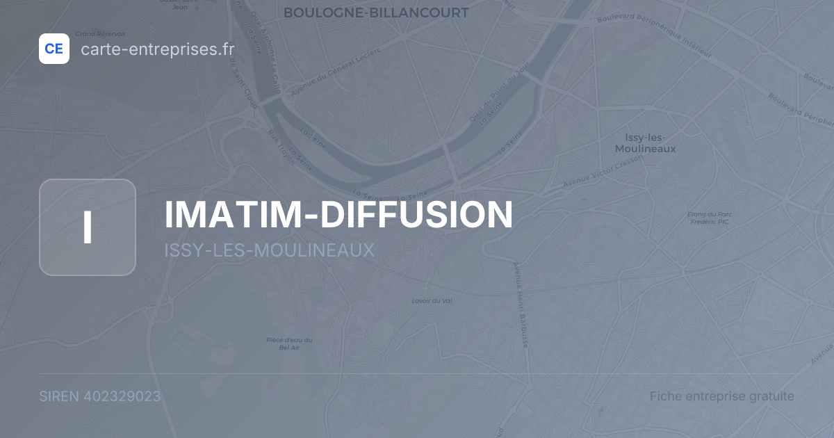 IMATIM-DIFFUSION — 402329023 — fiche entreprise
