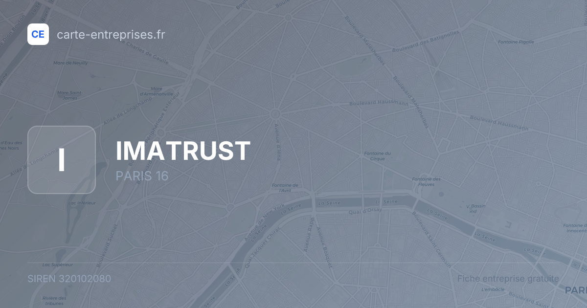 IMATRUST — 320102080 — fiche entreprise
