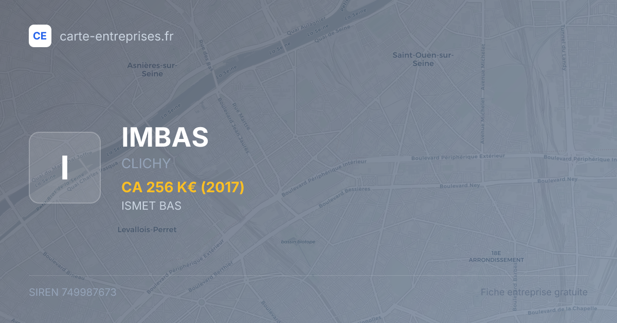 IMBAS — 749987673 — fiche entreprise