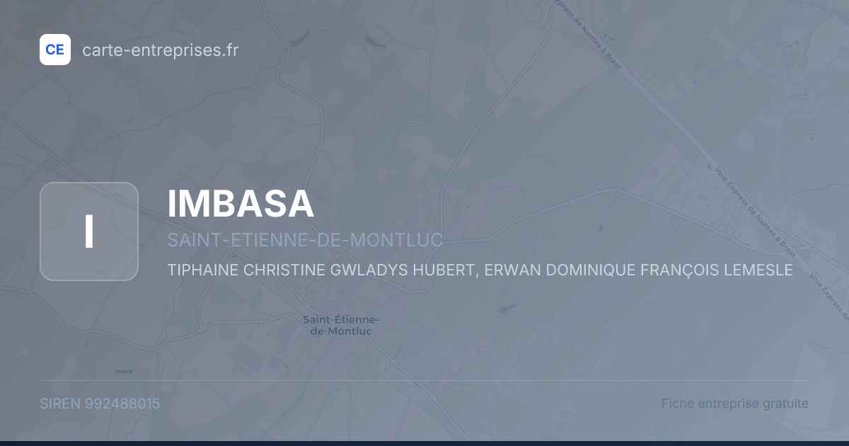 IMBASA — 992488015 — fiche entreprise