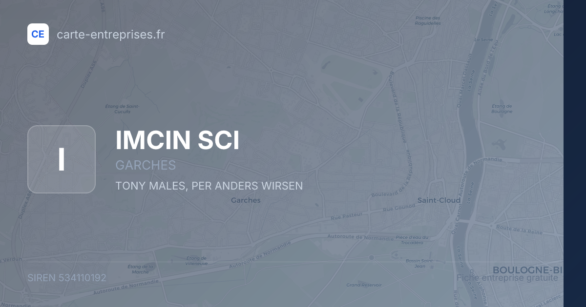 IMCIN SCI — 534110192 — fiche entreprise