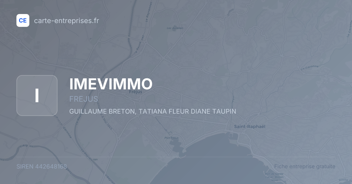 IMEVIMMO — 442648168 — fiche entreprise