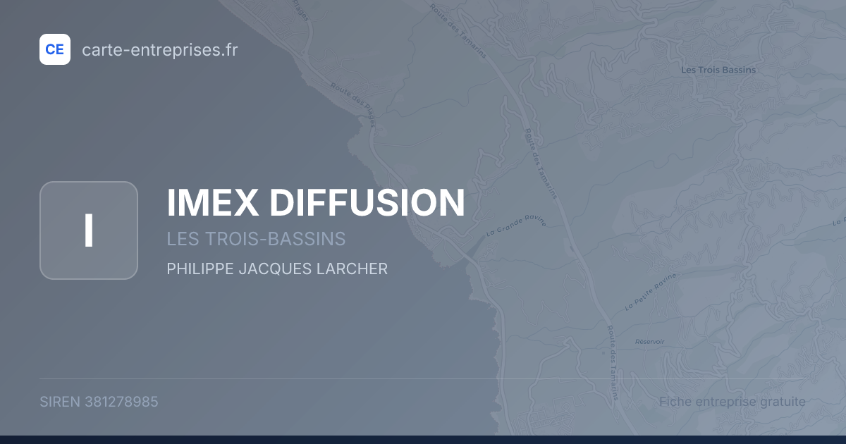 IMEX DIFFUSION — 381278985 — fiche entreprise