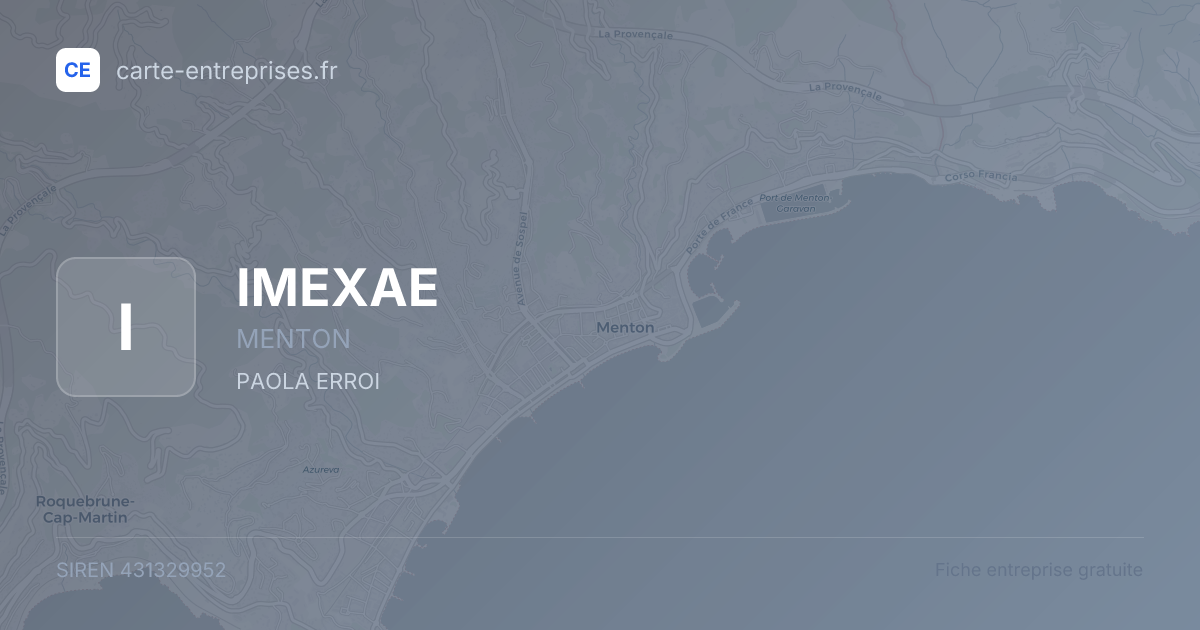 IMEXAE — 431329952 — fiche entreprise