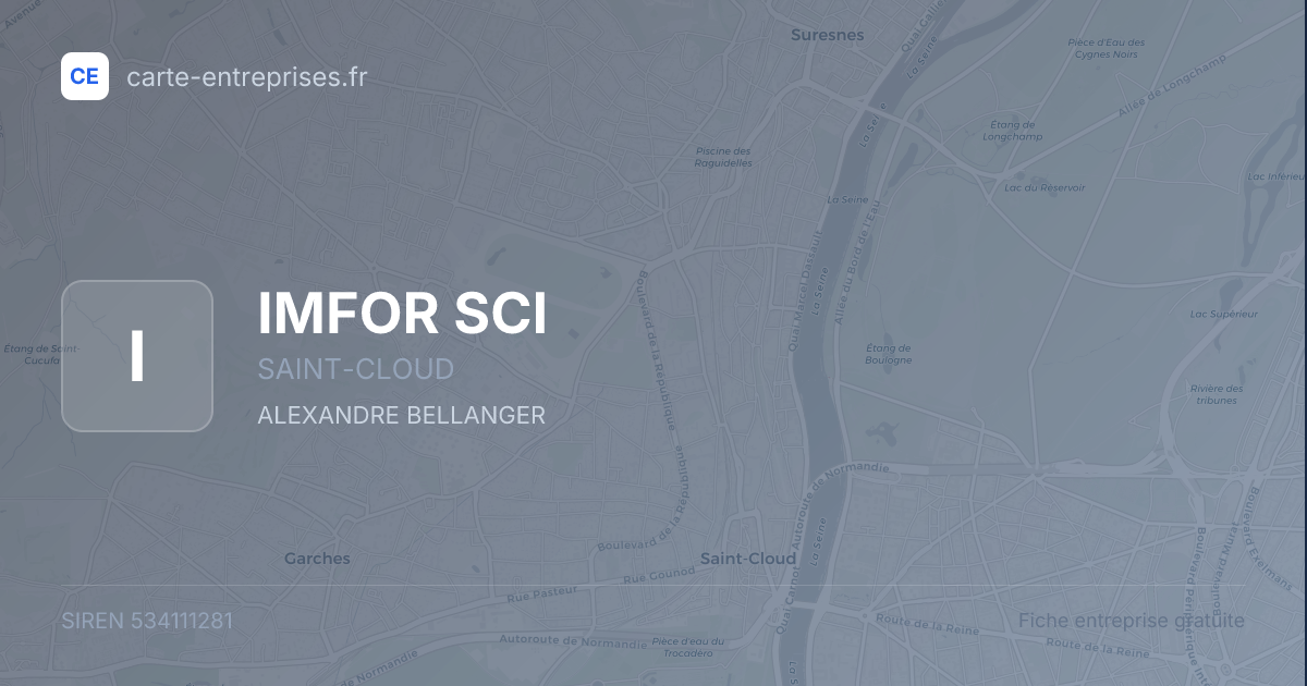 IMFOR SCI — 534111281 — fiche entreprise