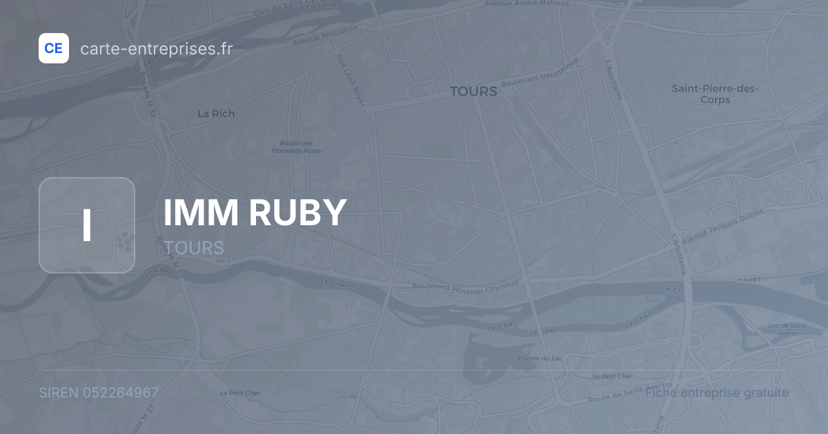 IMM RUBY — 052264967 — fiche entreprise