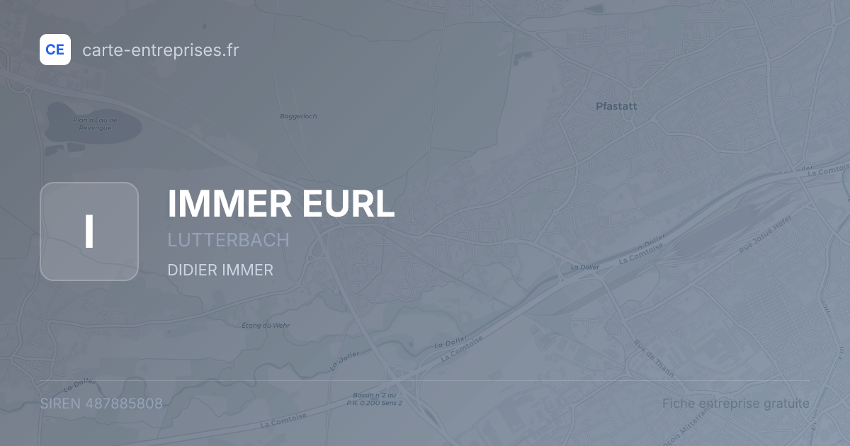 IMMER EURL — 487885808 — fiche entreprise